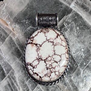 Wild Horse Turquoise Magnesite Appaloosa Stone Pendant Stone Crystal Jewelry